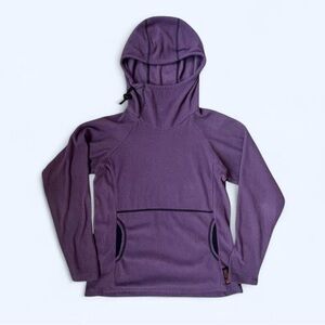 Melanzana Melly Women’s Micro Grid Hoodie XS Eggplant Dark Purple